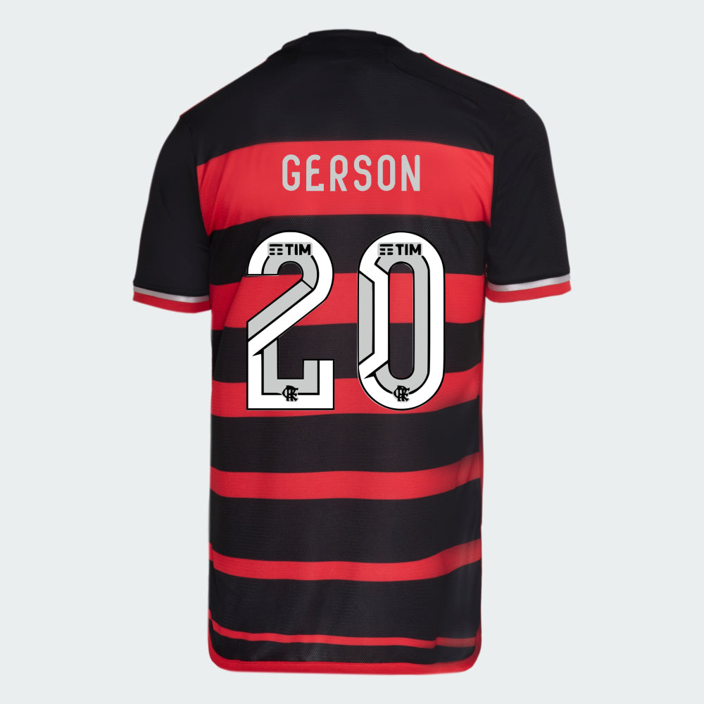 Camisa Adidas Flamengo 2024/25 I Gerson Nº 20