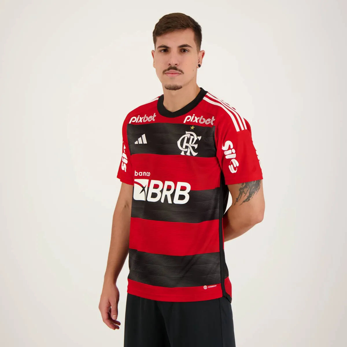 Camisa Adidas Flamengo 2023/24 I Todos Patrocínios