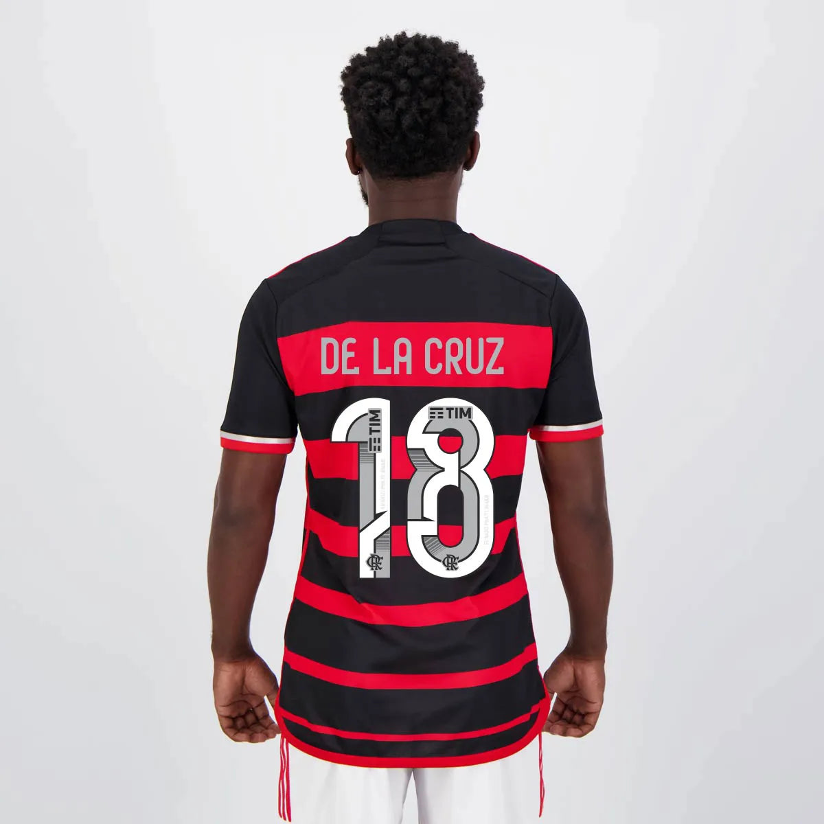 Camisa Adidas Flamengo 2024/25 I De La Cruz Nº 18