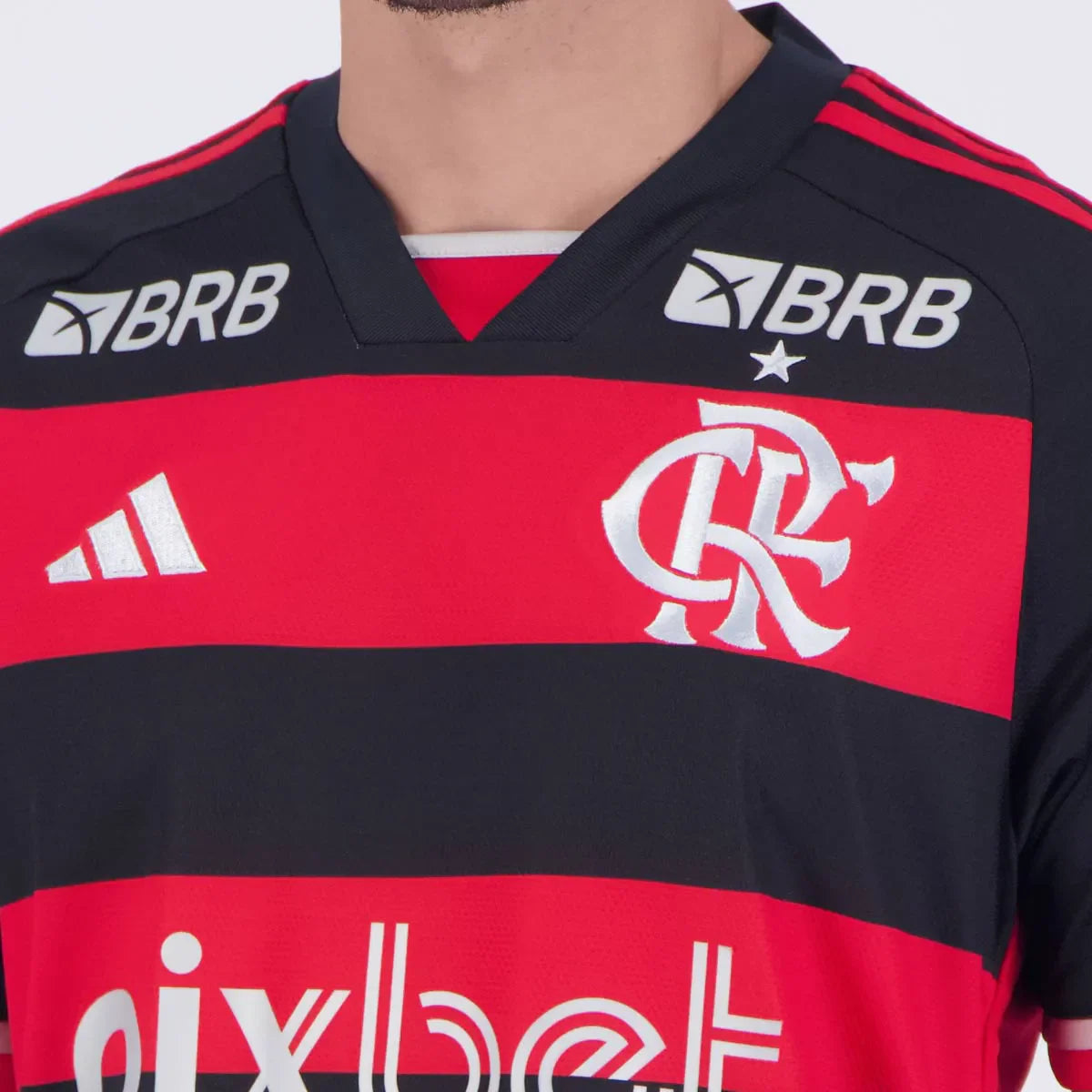 Camisa Adidas Flamengo 2024/25 I Todos Patrocínios