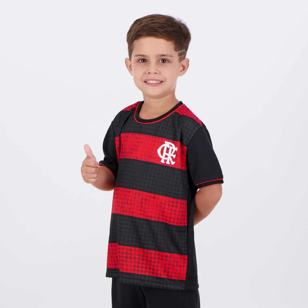 Camisa Flamengo Classmate Infantil Preta