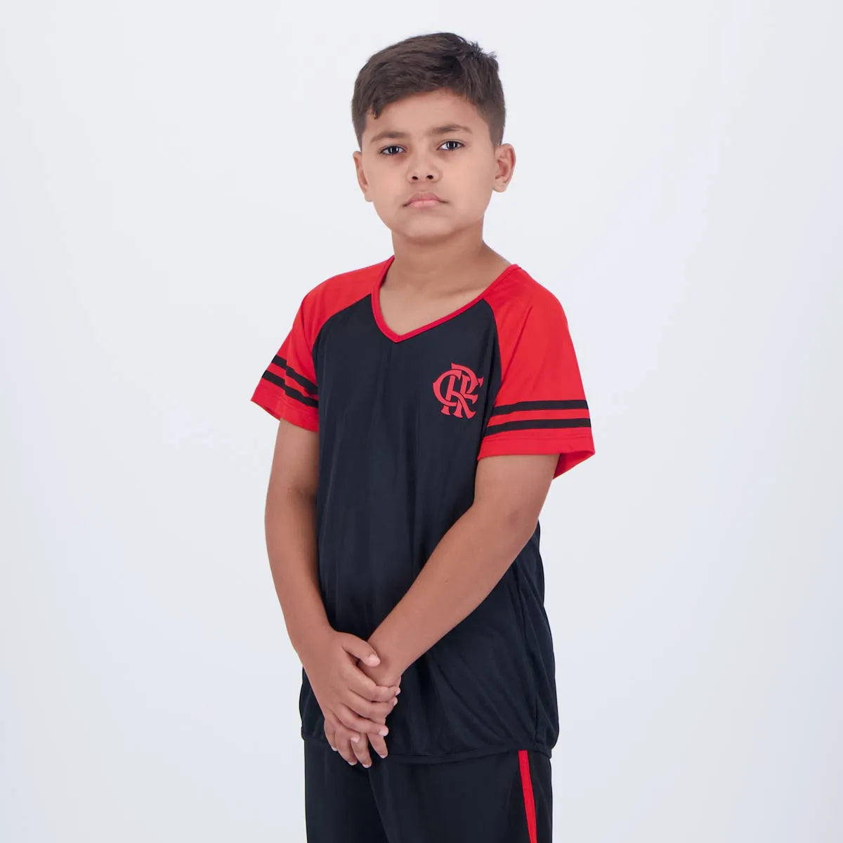 Camisa Flamengo Math Infantil Preta